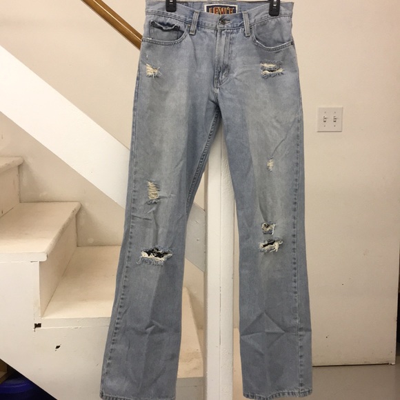 Levi's Other - 32x34 Levi's 527 Perfectly distressed destroyed